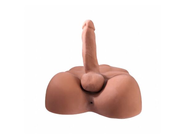 Boneco Homem Meio Corpo em Cyberskin Pênis Vértebra e Anus - Image 2