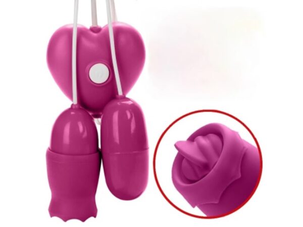 Bullet Duplo Usb Cápsula e Língua VibraToy