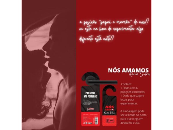 Aviso de Porta Kama Sutra Dados Hétero Não Perturbe Êxtase - Image 3