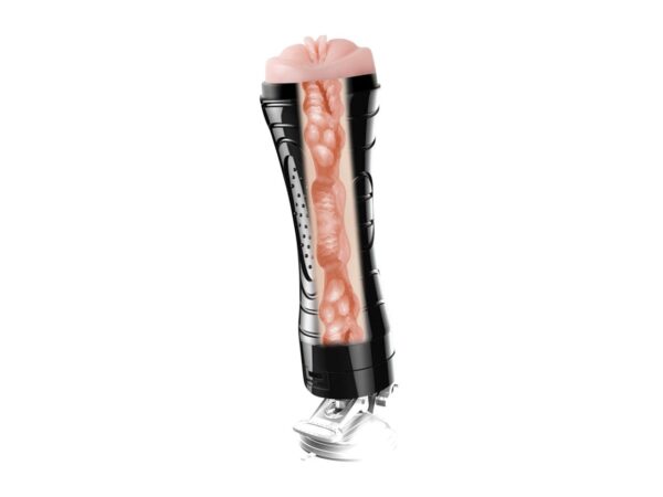 Masturbador Lanterna Cyberskin Vagina com Vibrador e Ventosa - Image 2