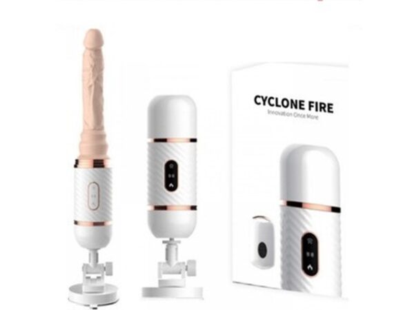 Cyclone Fire Máquina do Sexo com Pênis em Silicone e 7 Vibrações VibraToy - Image 2