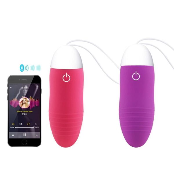 Vibrador Bullet Dançando Dentro Controlado por App Man Duo