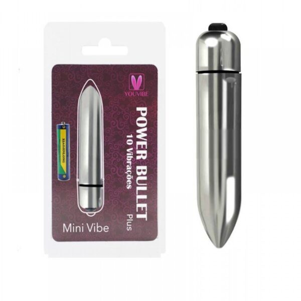 Cápsula Power Bullet Plus Mini Vibe 10 Vibrações