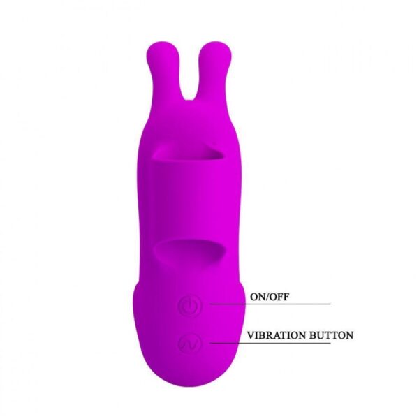 Vibrador e Dedeira Finger Bunny Pretty Love - Image 6