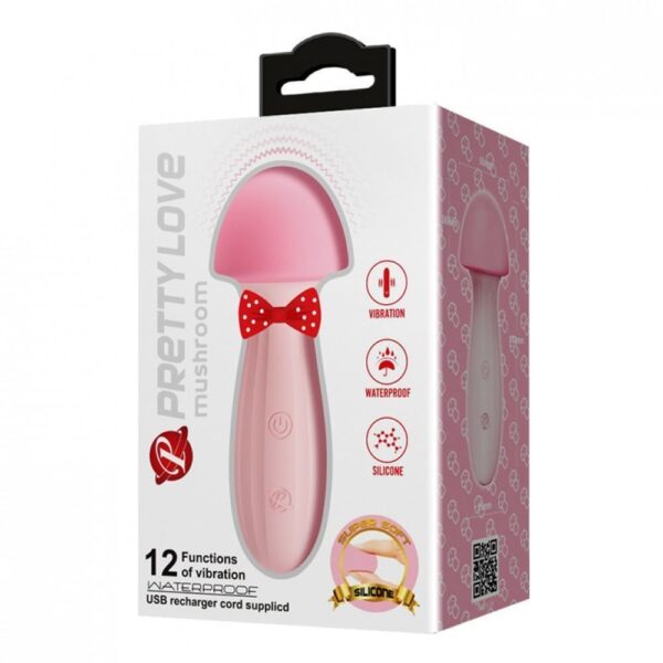 Vibrador Formato Cogumelo Mushroom 12 Vibrações Pretty Love - Image 2