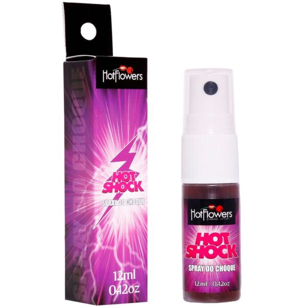 Hot Shock Viber Spray Eletrizante Hot Flowers