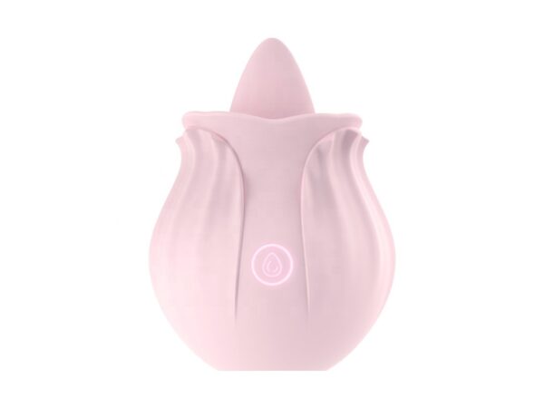 Vibrador Formato de Flor com Lingua Estimuladora VibraToy