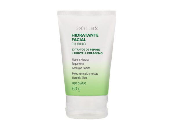 Hidratante Facial Pepino | Couve | Colágeno 60g Sofisticatto