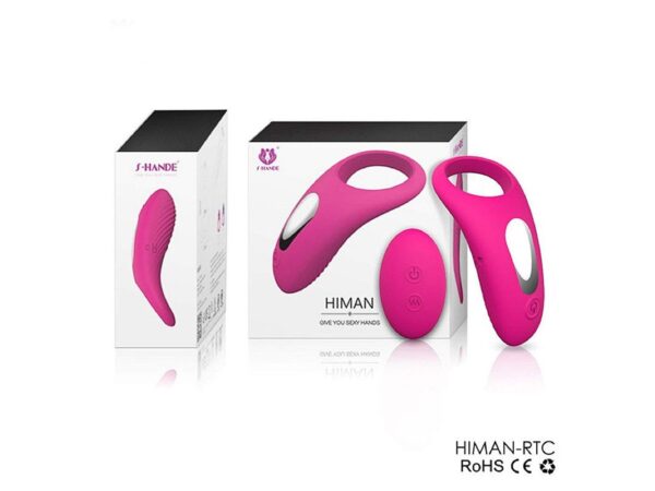 Anel Peniano com Vibrador Recarregável com Controle Himan Importado