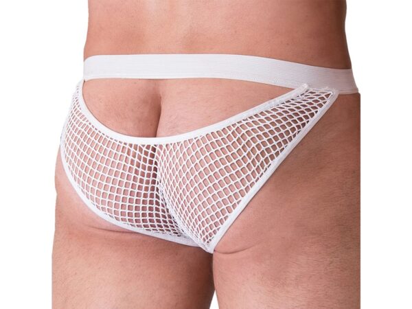 Cueca Sensual Tela com Tule Branco Sexy Fantasy - Image 2