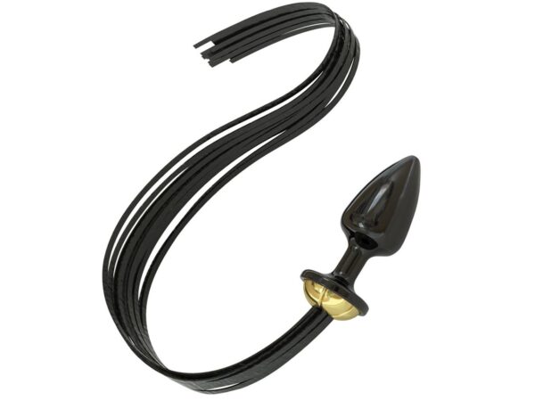 Plug em Metal Black com Chicote Sexy Fantasy - Image 2