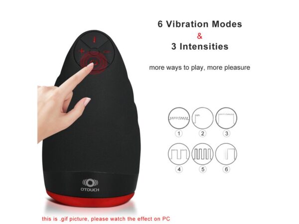 Masturbador Masculino Silicone Aquecido Chiven VibraToy - Image 4