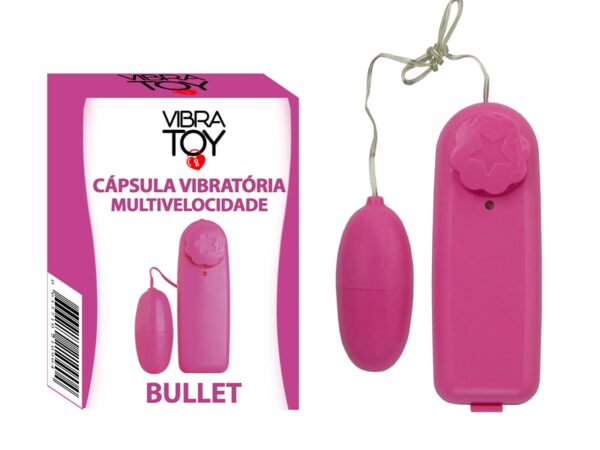 Cápsula Vibratória Bullet com Fio VibraToy