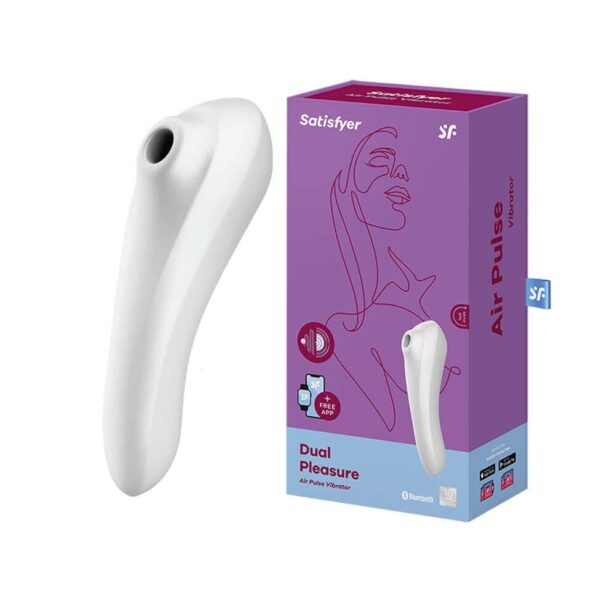 Estimulador Clitóris Vibração Sucção Satisfyer Dual Pleasure