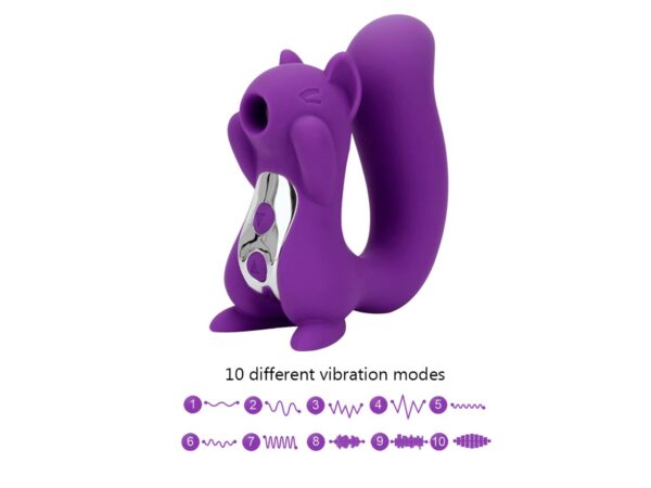 Vibrador em Formato de Esquilo com Sucção VibraToy - Image 2