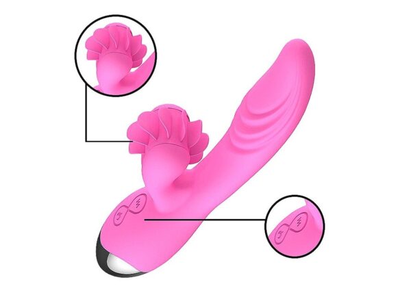 Vibrador Estimulador de Sexo Oral e Aquecimento Hailey Dibe - Image 2