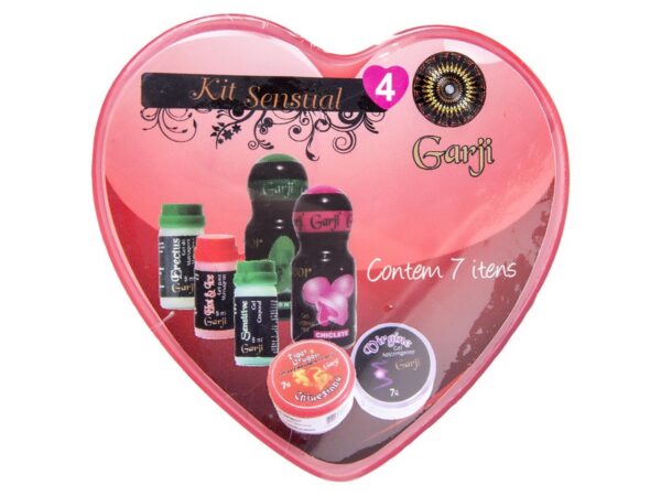 Kit Sensual com 7 Produtos Eróticos Garji