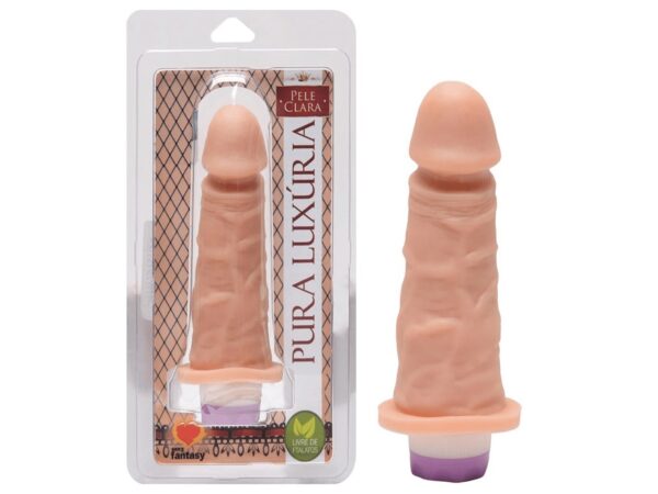 Prótese 15,3 x 4,5 cm com Vibrador Interno Sexy Fantasy - Image 2