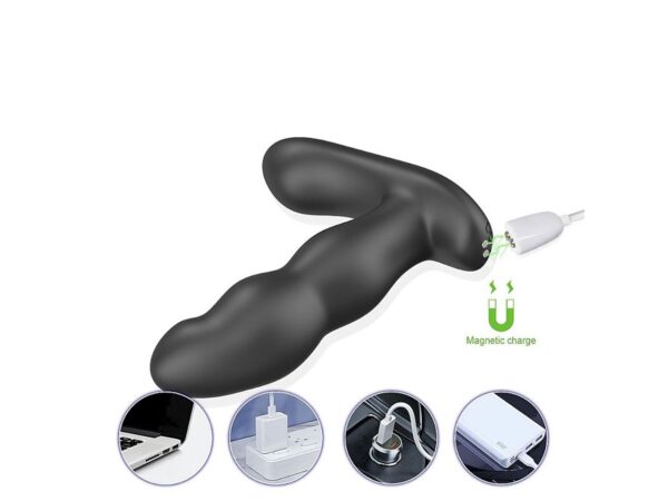 Vibrador de Próstata com Rotação 360º e controle Remoto - Hi - Image 4