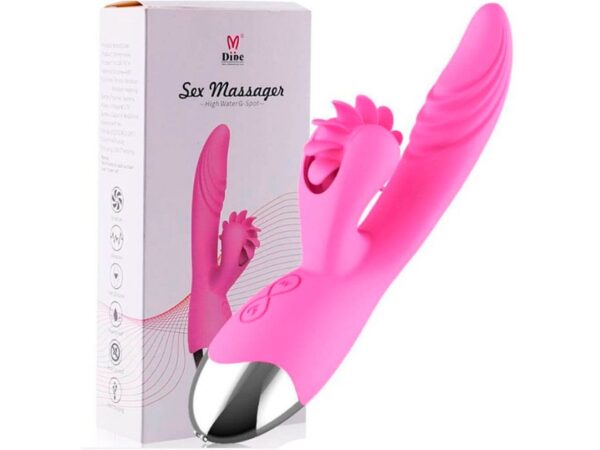 Vibrador Estimulador de Sexo Oral e Aquecimento Hailey Dibe