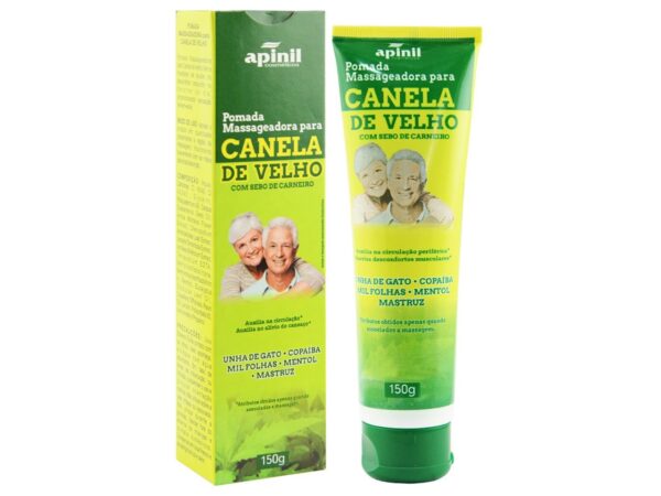 Pomada Massageadora Canela de Velho 150g Apinil