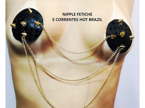 Nipple Cover Fetiche com Correntes Hot Brasil