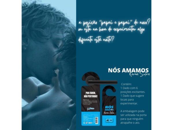 Aviso de Porta Kama Sutra + Dados Gay Não Perturbe Êxtase - Image 3