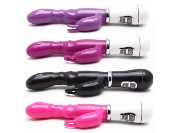 Vibrador Ponto G em Jelly Duplo VibraToy - Image 3