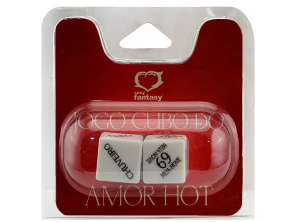 Dados Cubo do Amor Hot 2 Dados Sexy Fantasy