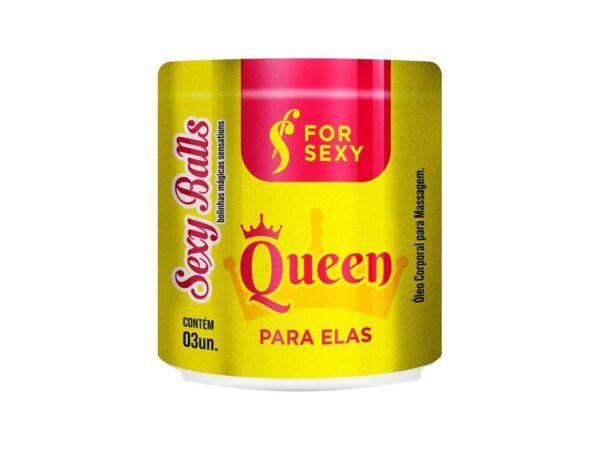 Bolinha Sexy Balls Funcional Queen 3 Unidades For Sexy