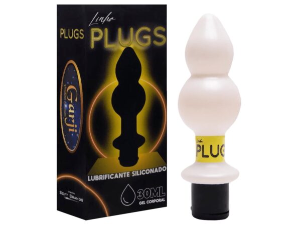 Plug Anal com Lubrificante Siliconado 30ml Garji