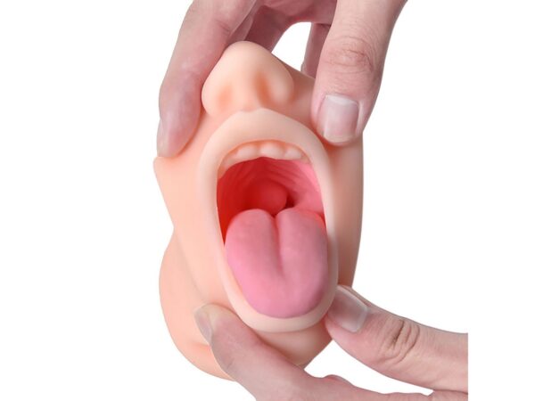 Masturbador Masculino Boca com Lingua e Vagina VibraToy - Image 3