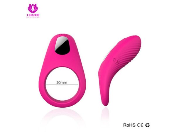 Anel Peniano com Vibrador Recarregável com Controle Himan Importado - Image 2