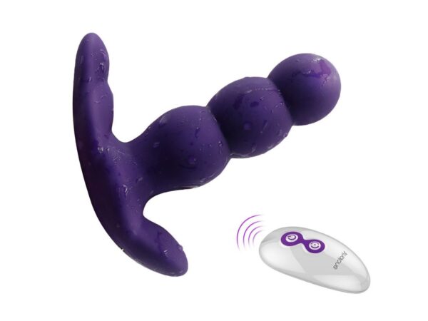 Vibrador Rotativo Anal e Vaginal em Silicone Nalone Pearl - Image 2