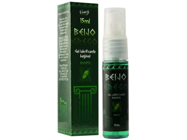 Excitante Anal Beijável Beijo Grego Menta 15 ml Garji