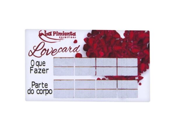 Raspadinha Love Card 5 Unidades La Pimienta