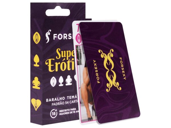 Baralho Temático Super Erótico 54 Cartas For Sexy