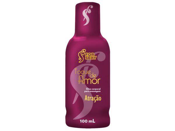 Óleo Corporal Perfumado Atração Toque de Amor 100ml For Sexy - Image 2