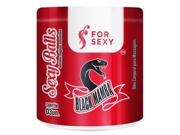 Bolinha Sexy Balls Funcional Black Mamba For Sexy