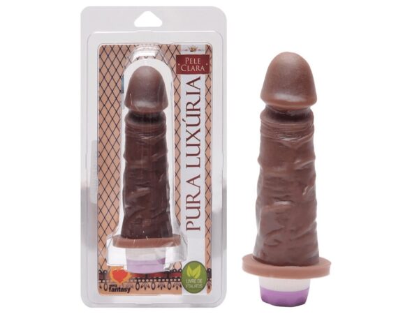 Prótese 15,3 x 4,5 cm com Vibrador Interno Sexy Fantasy - Image 3