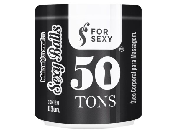 Bolinha Sexy Balls Funcional 50 Tons 3 Unidades For Sexy