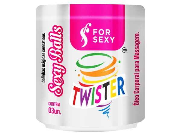 Bolinha Sexy Balls Funcional Twister 3 Unidades For Sexy