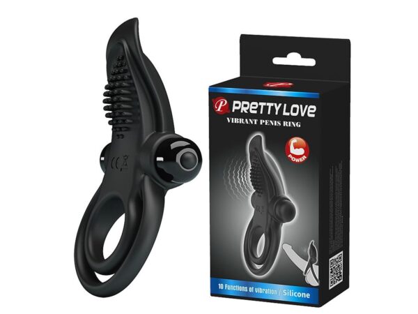 Anel Peniano Vibrant Penis Ring 10 Modos de Vibração Pretty Love Importado