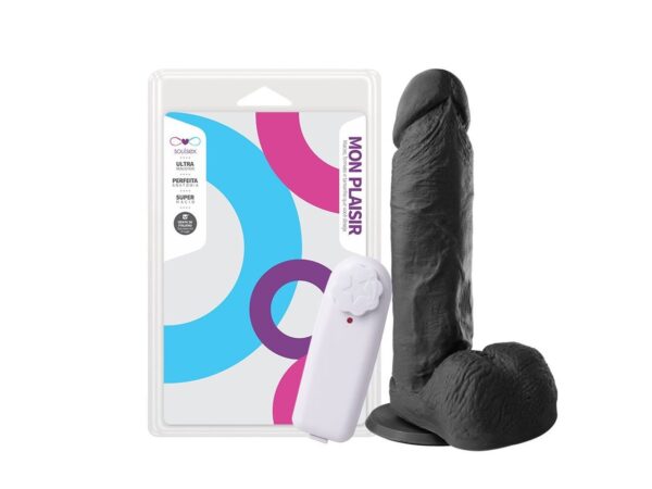 Prótese 19 x 4,5 cm com Escroto, Vibrador e Ventosa So - Image 4