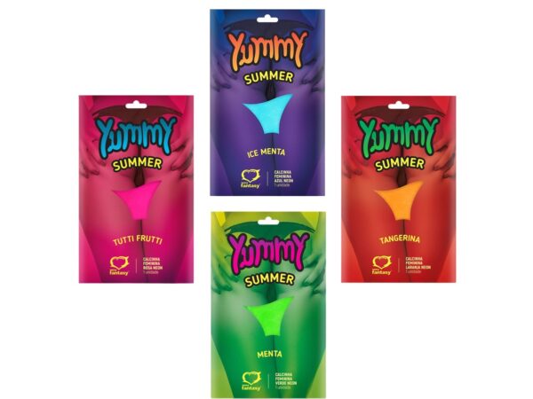 Calcinha Comestível Yummy Summer Neon Sexy Fantasy