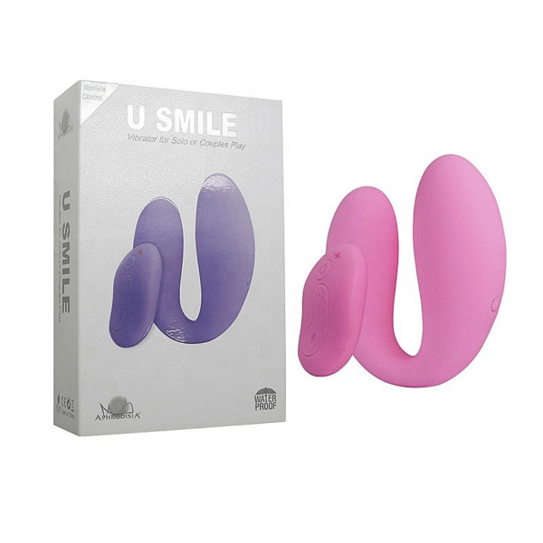 Vibrador de Casal com Controle U Smile 10 Vibrações