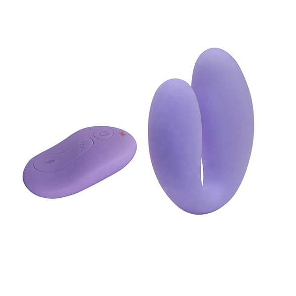 Vibrador de Casal com Controle U Smile 10 Vibrações - Image 2